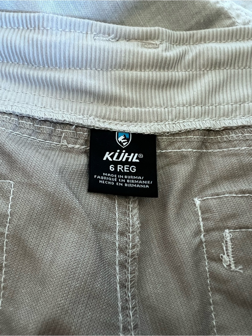Kuhl Women's Cabo Pants Lightweight Cotton Blend LT Grey Hiking Outdoor Casual - Picture 4 of 12